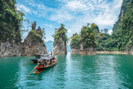 Une journée sur le lac de Khao Sok